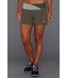 Nike Four Inch SW Nike Rival Short Womens Shorts (Olive)
