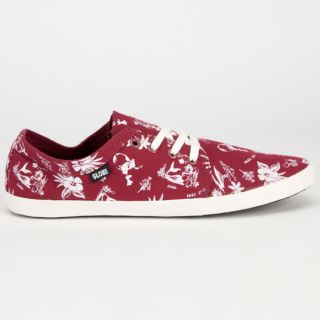 Red Belly Mens Shoes Brick Red/Hawaiian Print In Sizes 13, 8, 9, 12, 11,