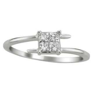 1/3 CT.T.W. Anniversary Ring in 14K White Gold   Size 7.5
