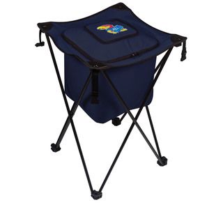 Picnic Time University Of Kansas Jayhawks Sidekick Portable Cooler (Navy/SlateMaterials Polyester; PVC liner and drainage spout; steel frameDimensions Opened 18.5 inches Long x 18.5 inches Wide x 27.8 inches HighDimensions Closed 8 inches Long x 8 inch