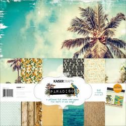 Paradiso Paper Pack 12 X12  6 Double sided Designs/2 Each + Stickers