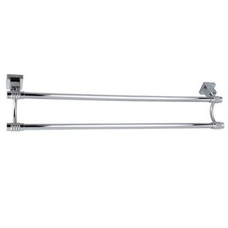 Fortress 24 inch Polished Chrome Double Towel Bar