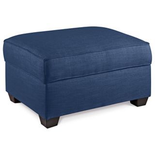 Possibilities Storage Ottoman, Sapphire (Blue)