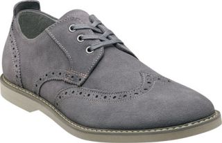 Mens Florsheim HiFi Wing Ox   Gray Suede/Charcoal Welt/Grey Sole Lace Up Shoes