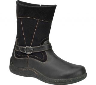 Womens Drew Sienna   Black Leather/Nubuck Boots