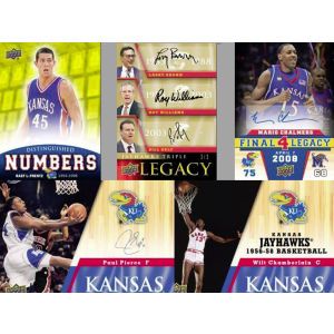 Kansas Jayhawks NCAA Upper Deck Basketball Trading Cards Pack