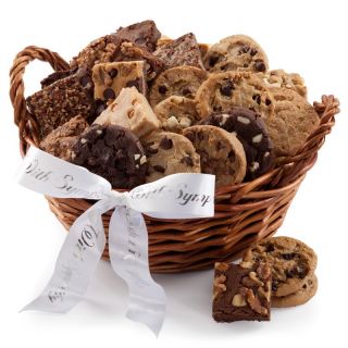 Mrs. Fields Cookie & Brownie Sympathy Gift Baskets   7EV816