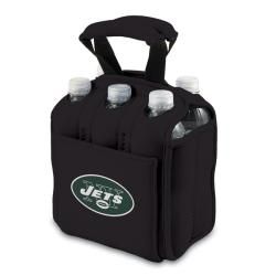 Picnic Time New York Jets Six Pack (BlackDimensions 6.75 inches high x 9.5 inches wide x 4.5 inches deepCompact designDouble top handlesSix (6) individual compartmentsTwo (2) interior chambers to hold gel or ice packs (not included) )