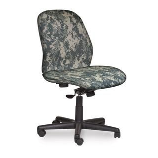 Allegra Acu Digital Camo Management Chair (ACU Digital Camouflage and Black BaseWeight capacity 250 lbsDimensions 40.75 43.75 inches high x 26 inches wide x 26 inches deepSeat dimensions 19 inches deep x 21.75 inches wideBack size 19.75 inches wide x 