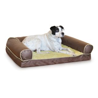 Thermo Cozy Sofa Dog Bed in Milk Chocolate, 33 L X 24 W X 8 H
