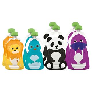 Squooshi Reusable Food Pouches In Assorted Sizes (pack Of 8)