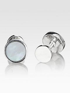 Robin Rotenier Mother of Pearl Cuff Links   Mother Of Pearl Sterling Silver