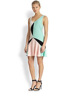 Marc by Marc Jacobs Cady Collage Dress   Dusty Jade
