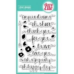 Avery Elle Clear Stamp Set 4 X6   Oh Happy Day