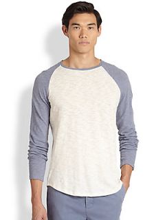 Vince Marled Cotton Raglan