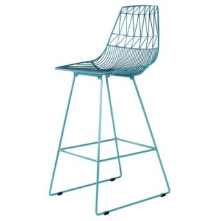 Bend Goods Bar Stool BEND1001 Color Peacock Blue, Seat Height 29.5