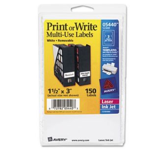 Avery Print or Write Removable Multi Use Labels