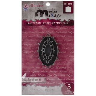 Media Mixage Bezel ovals 1, Silver