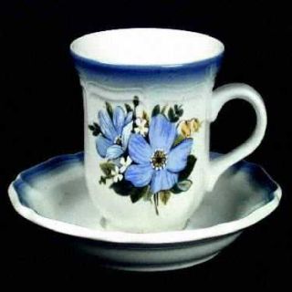Mikasa NatureS Best Flat Cup & Saucer Set, Fine China Dinnerware   Country Club