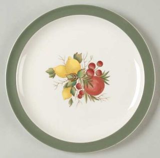 Wedgwood Covent Garden (Green On Edge, Tk605) Luncheon Plate, Fine China Dinnerw