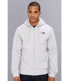 The North Face EMB Logo Full Zip Hoodie Mens Sweatshirt (Gray)