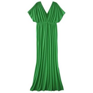 Merona Petites Short Sleeve Maxi Dress   Green XSP