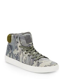 Reid Camouflage High Tops   Olive