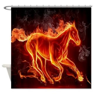  Fire Pony Shower Curtain  Use code FREECART at Checkout
