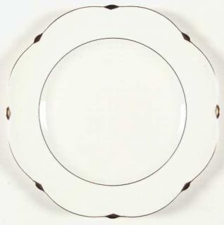 Villeroy & Boch La Rotonda Dinner Plate, Fine China Dinnerware   Paloma,Gold Tri