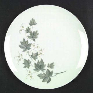 Noritake Wild Ivy Dinner Plate, Fine China Dinnerware   Cook N Serve, Green/Gray