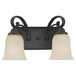 Del Prato 2 light Misted Bronze Wall/bath Fixture