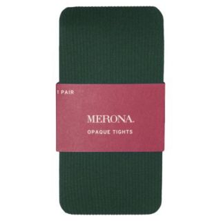 Merona Womens Opaque Rib Tight   Green Marker XL/XXL
