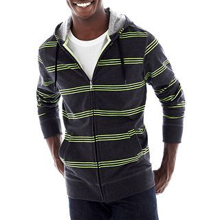 Chalc Fleece Long Sleeve Hoodie, Green/Black, Mens