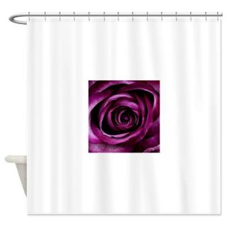  Purple Rose Shower Curtain  Use code FREECART at Checkout