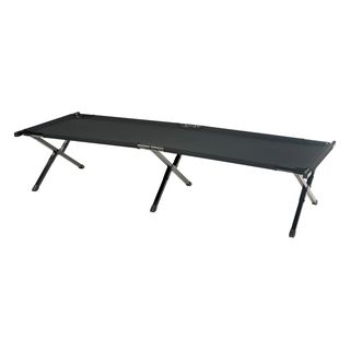 Gi Base Camp Black Cot (BlackMaterials SteelDimensions 83 inches long x 31 inches wide x 18 inches high )