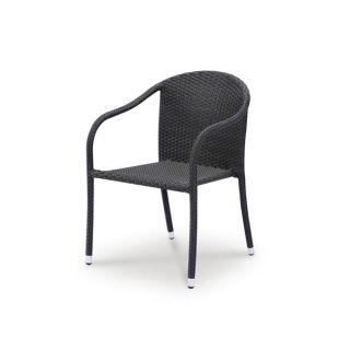 Circa Dining Chair (EspressoMaterials High density polyethylene, powder coated aluminum, tempered glassFinish Espresso WeaveWeather resistantUV protectionWheels NoDimensions 32 inches high x 22 inches wide x 20 inches longSeat height 32 inches highWe