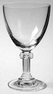 Mikasa Parthenon Water Goblet   T7550,Ionic Column Stem,Clear