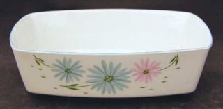 Franciscan Maytime 8 Oval Vegetable Bowl, Fine China Dinnerware   Blue & Pink F