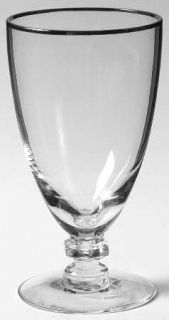 Tiffin Franciscan Kent (Platinum Trim) Juice Glass   Stem #17646, Plain  W/Plati