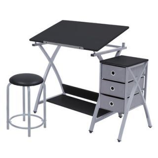 Studio Designs Center Comet Table with Stool 13325
