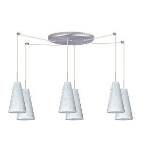 Besa Lighting BEL 6JC 412419 SN Cierro Pendant