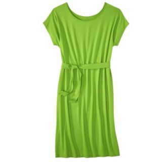 Merona Womens Knit Belted Dress   Zuna Green   XXL