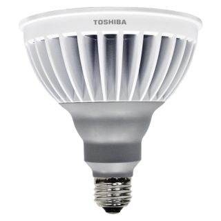 Toshiba 16P38/40KFLT LED Light Bulb, PAR38 E26 Wide Flood, 120V, 16W (80W Equivalent) Dimmable 4000K 1000 Lumens