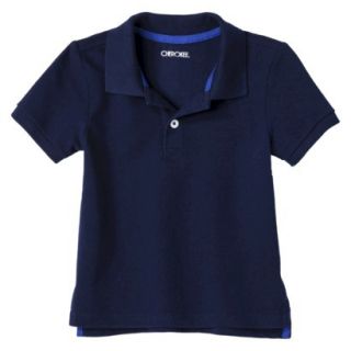 Cherokee Infant Toddler Boys Short Sleeve Polo Shirt   Navy Voyage 2T