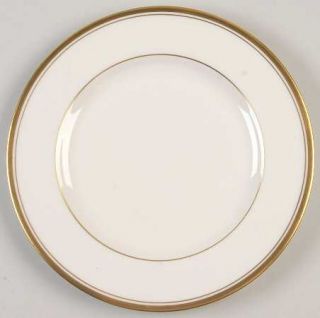 Haviland Oxford Salad Plate, Fine China Dinnerware   New York, Gold Trim, Pen Li