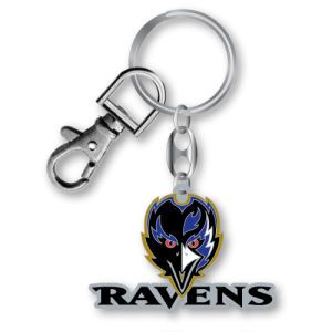 Baltimore Ravens AMINCO INC. Heavyweight Keychain