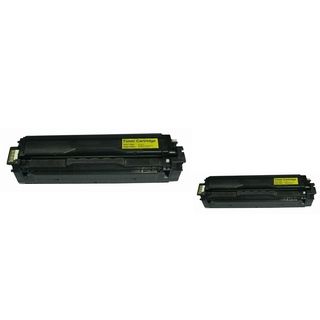 Basacc Toner Cartridge Compatible With Samsung Clp 415nw/ Clp 4195fw (pack Of 2) (YellowProduct Type Toner CartridgeOEM # CLT Y504SCompatibleSamsung© CLP series CLP 415NW/ CLX series CLX 4195FWAll rights reserved. All trade names are registered tradem