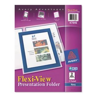 Avery Folder Flexi View Two Pocket Polypropylene Folders, 11 x 8 1/2,