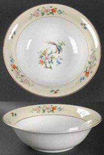 Heinrich   H&C Songbird 9 Round Vegetable Bowl, Fine China Dinnerware   Bird On