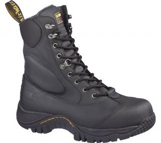 Dr. Martens Tamarack ST 9 Tie Boot   Black Industrial Greasy Boots